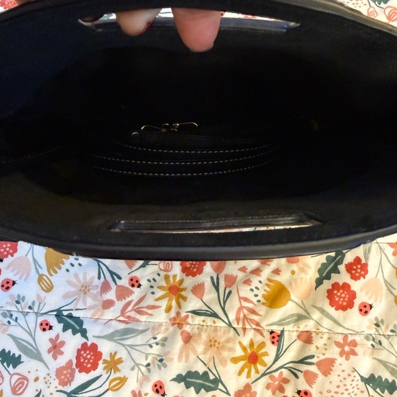 Maje Black Suede Fringe Bag - Picture 3 of 3